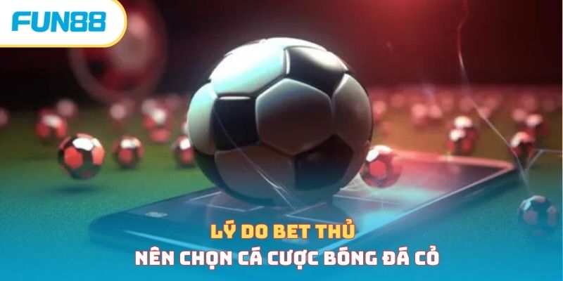 Lý do bet thủ nên chọn cá cược bóng đá cỏ 