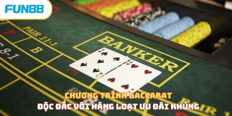 Chương trình Baccarat độc đắc với hàng loạt ưu đãi khủng